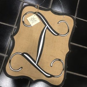 🏠Original Burlee Glory Haus Initial Wall Hanging
